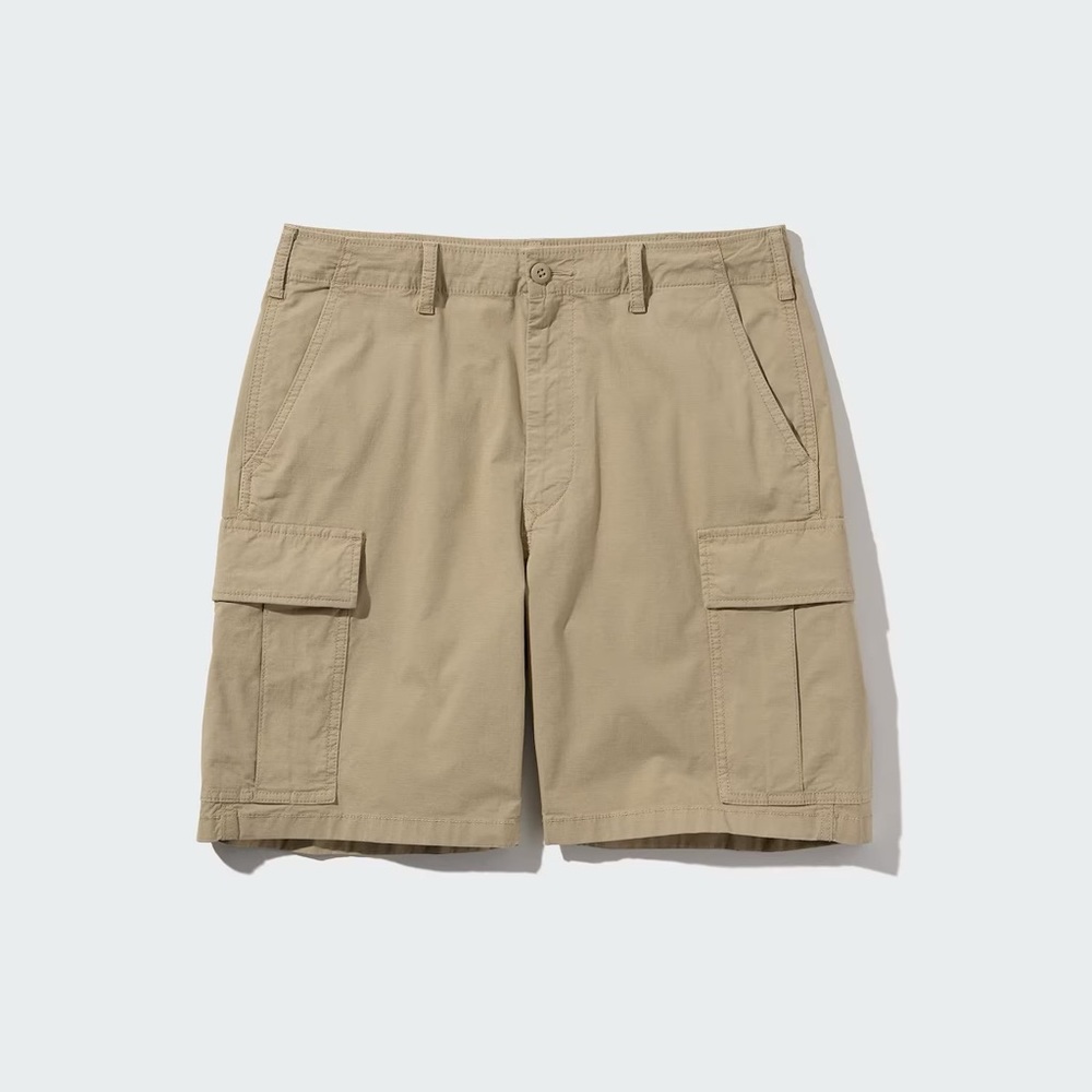 Uniqlo Cargo Shorts Khaki 8.5”